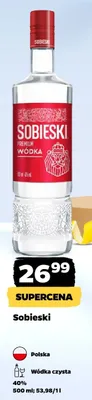 Wódka Sobieski promocja w Netto