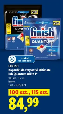 Kapsułki do zmywarki Ultimate lub Quantum All in 1 promocja w Lidl