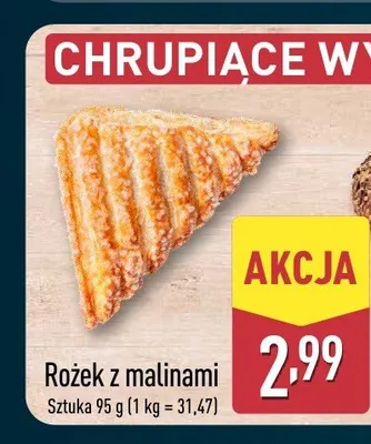 Rożek z malinami promocja w Aldi