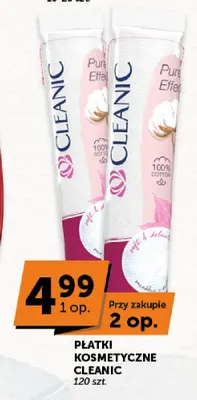 Płatki kosmetyczne Cleanic Pure Effect promocja w ABC