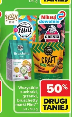 Sucharki Flint promocja w Carrefour