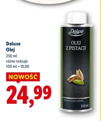Olej z pistacji promocja w Lidl