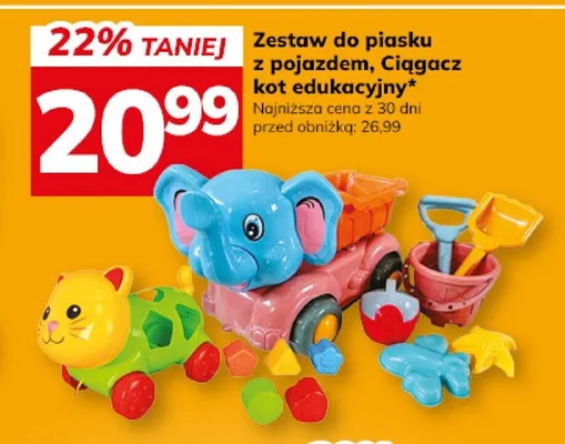 Zestaw do piasku z pojazdem promocja w Hitpol