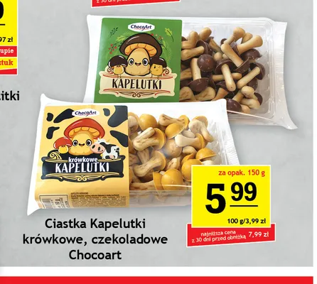 Ciastka Kapelutki czekoladowe Chocoart promocja w Gram Market