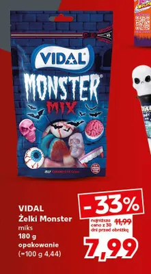Żelki Monster miks Vidal promocja w Kaufland