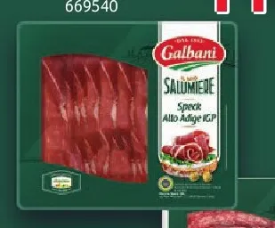 Wędlina plastry Speck Alto Adige IGP Galbani promocja w Selgros