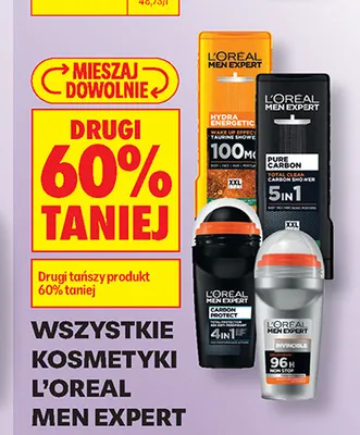 Żel pod prysznic L'Oréal Men Expert Hydra Energetic promocja w Biedronka