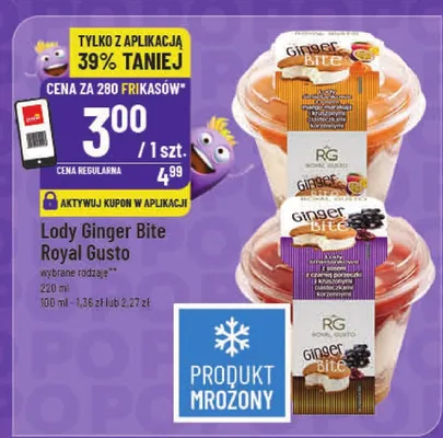 Lody Ginger Bite promocja w POLOmarket