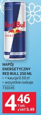 Napój energetyczny Red Bull 250 ml promocja w Selgros