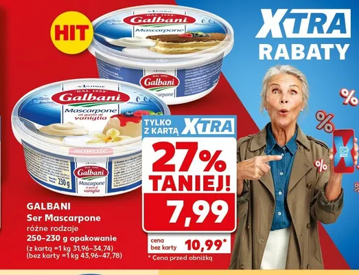Ser Mascarpone GALBANI promocja w Kaufland