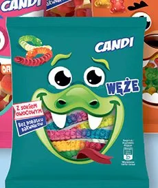 Żelki węże CANDI promocja w Biedronka