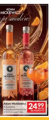 Wódka Adam Mickiewicz Gorzka pomarańcza promocja w Makro
