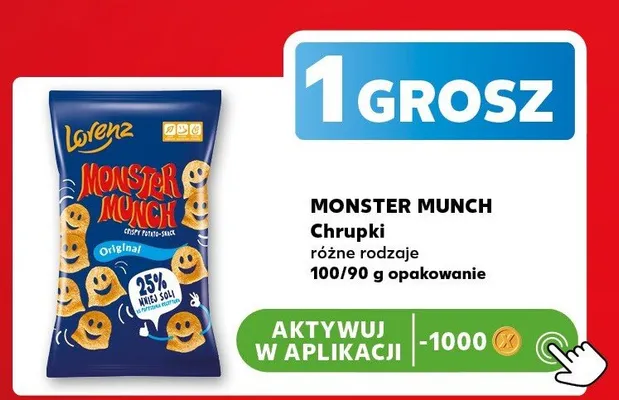 Chrupki MONSTER MUNCH Original promocja w Kaufland