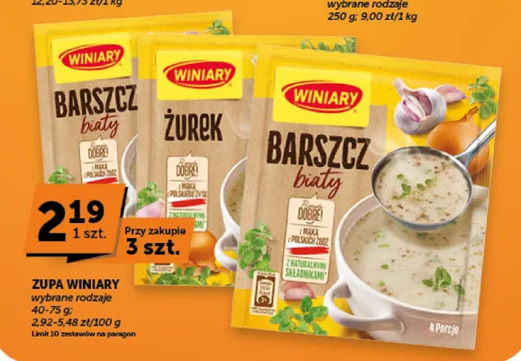 Zupa Barszcz biały Winiary promocja w ABC