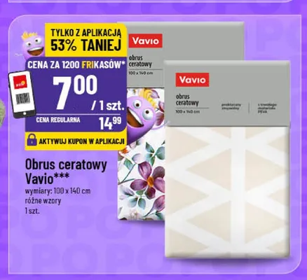 Obrus ceratowy Vavio promocja w POLOmarket