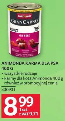 Karma dla psa Animonda Gran Carno 400 g promocja w Selgros