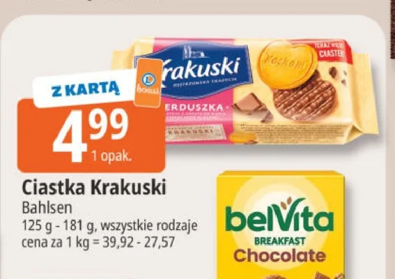 Ciastka Krakuski promocja w Leclerc