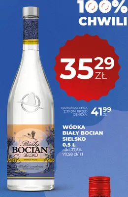 Wódka Biały Bocian Sielsko 37,5% promocja w Duży Ben