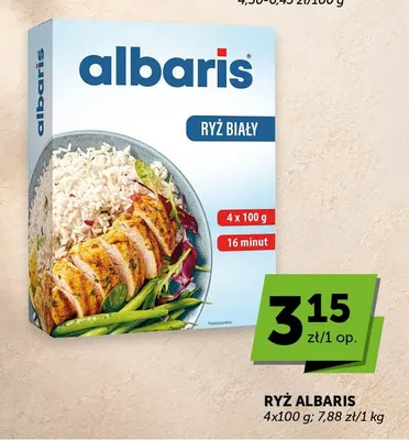 Ryż biały Albaris promocja w Groszek