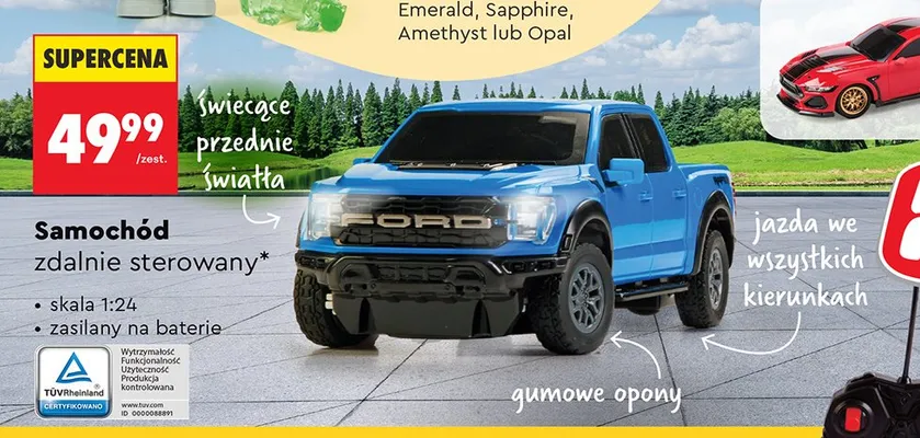 Samochód zdalnie sterowany promocja w Biedronka