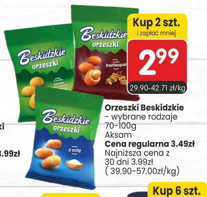 Orzeszki Beskidzkie z solą promocja w Market Point