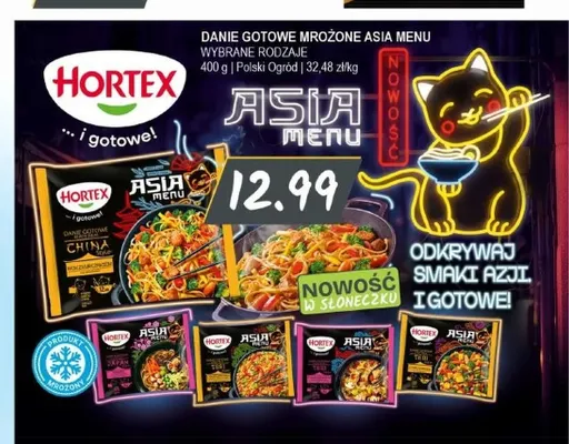 Danie gotowe mrożone Asia Menu Hortex promocja w Słoneczko