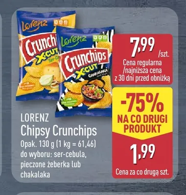 Chipsy Crunchips ser-cebula promocja w Aldi