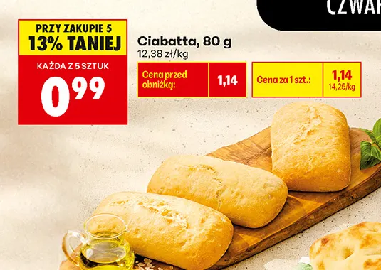 Ciabatta promocja w Biedronka