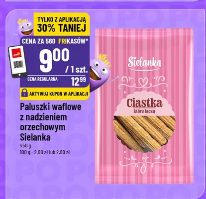 Paluszki waflowe z nadzieniem orzechowym promocja w POLOmarket