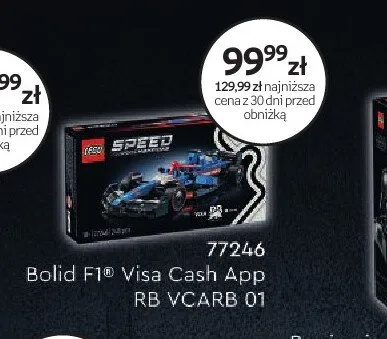 Klocki LEGO 77246 Bolid F1 Visa Cash App RB VCARB 01 promocja w Dzień Dziecka