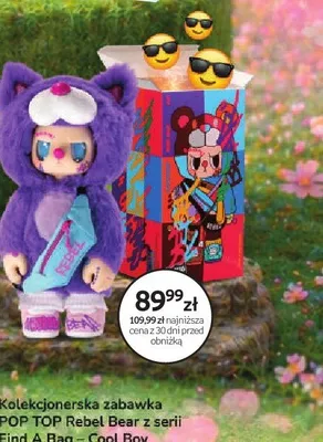 Kolekcjonerska zabawka POP TOP Rebel Bear z serii Find A Bag - Cool Boy promocja w Empik