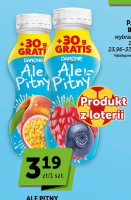 Napój jogurtowy Ale Pitny Danone brzoskwinia marakuja promocja w ABC