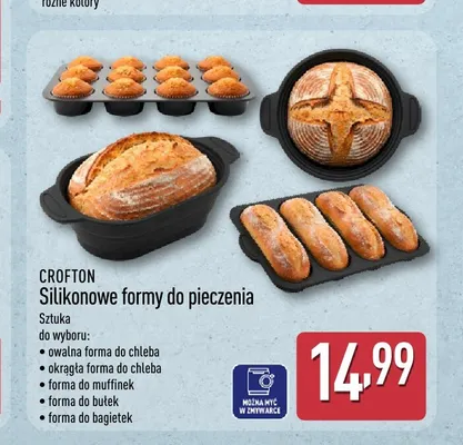 Silikonowa forma do chleba owalna Crofton promocja w Aldi