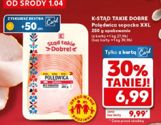 Polędwica sopocka XXL promocja w Kaufland