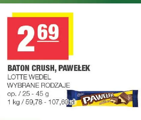 Baton Crush promocja w SPAR