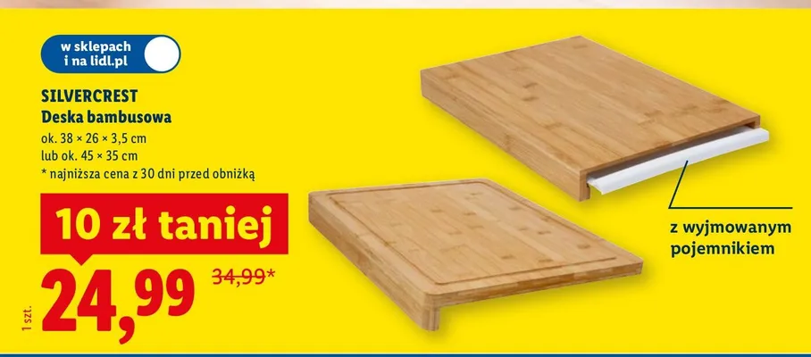 Deska bambusowa promocja w Lidl