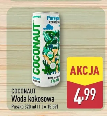 Woda kokosowa Coconaut promocja w Aldi