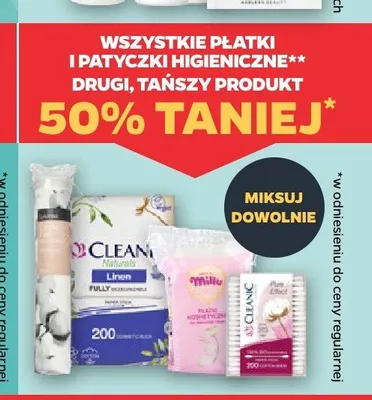Płatki i patyczki higieniczne promocja w Netto