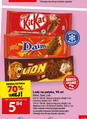 Lody na patyku Daim promocja w Twój Market