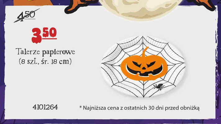 Talerze papierowe śr. 18 cm promocja w MR. DIY