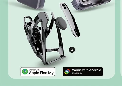 Lokalizator roweru z uchwytem na bidon promocja w Biedronka