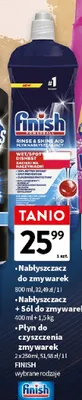 Zestaw Finish nabłyszczacz + sól do zmywarek promocja w Intermarche