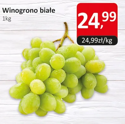 Winogrono białe promocja w Market Point