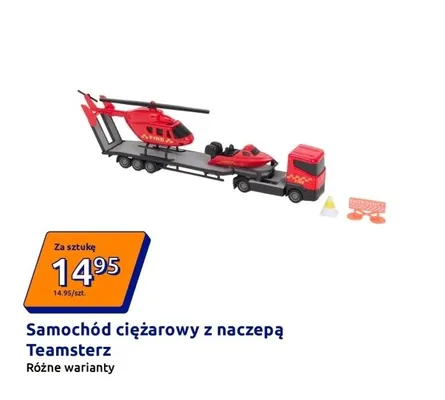 Samochód ciężarowy z naczepą promocja w Action