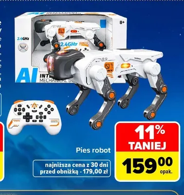 Pies robot promocja w Carrefour Market