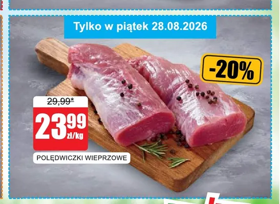 Polędwiczki wieprzowe promocja w Bingo