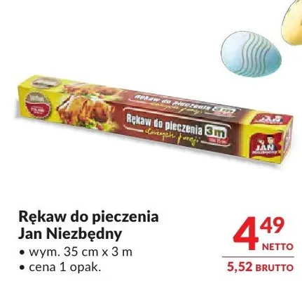 Rękaw do pieczenia Jan Niezbędny promocja w Makro