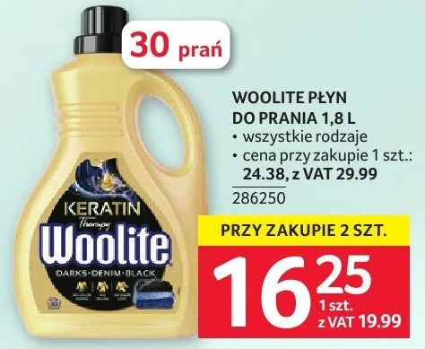 Płyn do prania Woolite Color Expert 1.8L promocja w Selgros