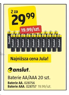 Baterie Aa Anslut promocja w Jula