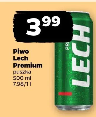 Piwo Lech Premium promocja w Netto